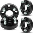 TadaMark 4x100 & 4x101.6 1in Hubcentric Wheel Spacers, Forged 4 Lug Adapters, Fit for Golf Cart EZ GO Club Car, 62mm Bore with 1/2" x 20 Studs 4pcs