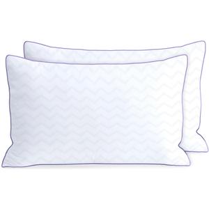 MOLCLCUY Bed Pillows Queen Size Set of 2,Hotel Collection Pillows for Side and Back Sleepers,Super Soft Down Alternative Microfiber Filled Pillows
