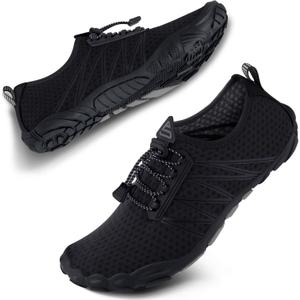 SEEKWAY Water Shoes Men Women Adult Quick-Dry Aqua Sock Barefoot for Beach Swim River Pool Lake Hiking Kayaking Surfing (11.5 Women/10.5 Men, 1b-406 Black) SEEKWAY Water Shoes Men Women Adult Quick-Dry Aqua Sock Barefoot for Beach Swim River Pool Lake Hiking Kayaking Surfing (11.5 Women/10.5 Men, 1b-406 Black)