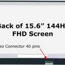 SCREENARAMA New Screen Replacement for HP pn N13295-001 (40pin 144Hz) FHD 1920x1080 IPS LCD LED Display with Tools and Tape
