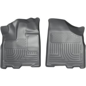 Husky Liners Weatherbeater Floor Mats | Fits 2011-2020 Toyota Sienna (7 & 8 Passenger Models) | Front Row, 2-pc Grey - 18852