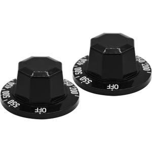1190573 Thermostat Stove Knob Dial - Off/200-550F Replacement Part Control Compatible with Southbend Range Oven Kitchen Burner Accessories 2PCS