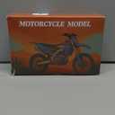 Scale Diecast Dirt Bike Motorcycle Model No. 101 Motocross Motorbike with Realistic Details, Alloy Body, Display Gift for Enthusiasts