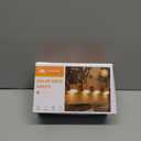 GIGALUMI Led Solar Deck Lights, 16 Pack Waterproof for Outdoor Stairs, Step, Fence, Railing, Yard and Patio (Warm White)