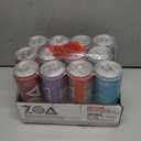 ZOA Zero Sugar Energy Drinks with Electrolytes, Vitamin C, Amino Acids, B-Vitamins, Made with Green Tea Caffeine, Sugar-Free Variety Pack- Four Flavors, 12 Fl Oz Cans (12-Pack) (EXP 08/13/26)