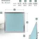Vent Systems 16" x 16" Inch Access Panel - Drywall, Wall, Electrical, Plumbing Cover Plate - Ceiling, Wall Mount Drywall Access Panel - Metal Crawl Space Door for Home, Garage, Basement, Attic