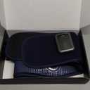 Cordless Back Massager Belt - FSA-HSA Eligible Red Light Therapy Massage Belt with 5 Heating Levels, 3 Vibration Modes, Lower Back Massager for Pain Relief Deep Tissue, 4 Motors, Battery-Powered (Blue)