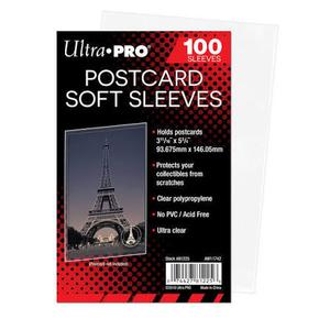 Ultra Pro Postcard Soft Sleeves