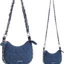 BESMART Denim Crossbody Bag Quilted Shoulder Bags for Women