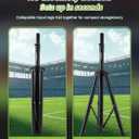 Heavy-Duty Scoreboard Tripod Stand 3.9Ft to 5.9Ft Adjustable Metal Tripod, Anti-Slip Base & Removable Tray, Foldable 3-Leg Design for Easy Storage Perfect for Sports Games Scorekeeping