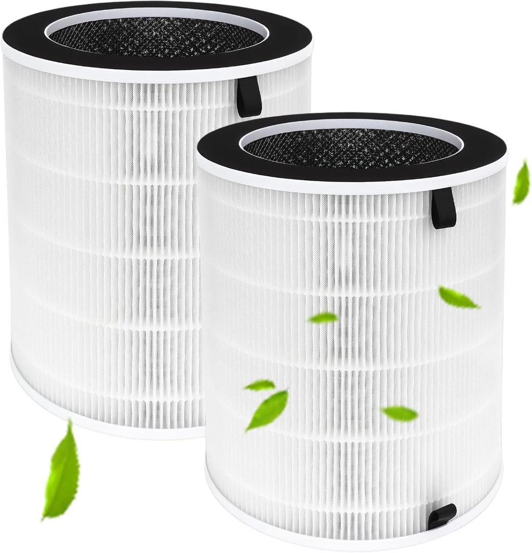 2 Pack Filter Replacement Compatible With Sans Air Purifier Filter For Afloia Max/Mage/Mage Pro Air Purifier, For Air-Honati, For Rosewill Rhap-20001/Rhap-20002