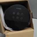 Portable Space Heater for Indoor Use with Remote QOWETU 70° Oscillating Electric Heater, 17 Inchs, 12H Timer, 1500W Quiet PTC Ceramic Heating with Thermostat, Fast Safety Heat for Home, Bedroom - Black