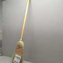 Corn Broom with Wood Handle Heavy Duty Indoor Outdoor Broom (1 1/4 Inch Handle)