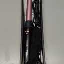 Wavytalk Rotating Curling Iron, Curl Cycle, 1 Inch Automatic Curling Wand for Long Hair, Get Effortless Curls with Self Spinning Barrel up to 430F with Home Button, Dual Voltage, Rose Gold