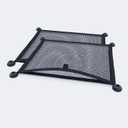 2 Pack Small Cargo net Pocket, Elastic mesh Netting, Storage, Organizer for RV, Bus, Camper, Boat, Household etc. (Set of 2)