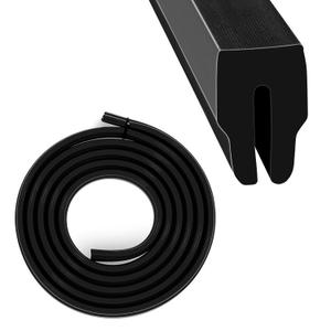 MorningRo 1 Pack T-Slot Cover for Milling Machine (5/8'',Black)