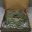 Gandeer Christmas Placemats Set of 6 Round Greenery Place Mats Xmas Circular Artificial Wreath Dining Table Decor Winter Fake Plants Branches Mats for Kitchen Accessories (Pine Needles)