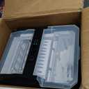 Sweetcrispy Countertop Ice Maker, Portable Ice Machine Self-Cleaning, 9 Cubes in 6 Mins, 26 lbs/24Hrs, 2 Sizes of Bullet Ice for Home Party Office, Elegant Black