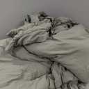 Queen Comforter Set - 7 Pieces Ruffle Sage Green Bedding Sets, Shabby Chic Farmhouse Bed in a Bag Queen with Ruffle Comforter, Floral Sheets, Pillowcases & Shams