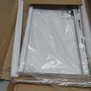 Expandable Cabinet Shelf Organizer Rack, Stackable Kitchen Counter Storage Shelves Stand, Adjustable Height Pantry Shelf Spice Rack (White, 1 Pack)