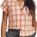 2 x Eddie Bauer Women's Packable Camp Shirt (Apricot)