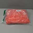 DKNY Women's Linen Tiered Sleeveless Maxi Dress, Coral Crush, Large