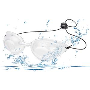 Hydrating Dry Eye Relief Sleep Mask, CPAP Moisture Eye Mask for Sleeping, Best Sleep Eye Mask for Woman Man (Transparent)