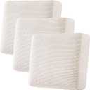 H. Versailtex Stretch Seat Cushion Cover Color Milk 3 Pack 20x26x6 Natural