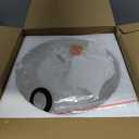 Semi Flush Mount Ceiling Light, Globe Glass Ceiling Light Fixture, Gold Modern Lighting for Hallway Porch Corridor Kitchen Bedroom, Bulb Not Included (9.38 inch)