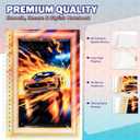 A5 3D Glossy Cover Spiral Notebook  Cute Hardcover Notebooks with 160 Pages/80 Sheets of Each  Kids School Notebooks for Girls & Boys (Pack of 4 (Apps, Takeoff, Doctor, Fire Car))