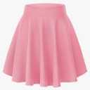 Urban CoCo Women's Basic Versatile Stretchy Flared Casual Mini Skater Skirt Size XXL