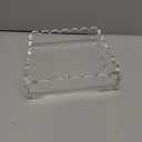 8 x 8 Scalloped Acrylic Tray  Clear Display Tray & Jewelry Organizer, AntiSlip Pads, Modern Desk Dcor Gift, Chic & Versatile
