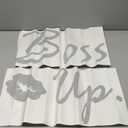 SEATUNE Office Quotes Wall Stickers - Inspirational Positive Motivational Wall Decals - Workplace Home Vinyl Art Wall Decor - Boss Up 16"X16"