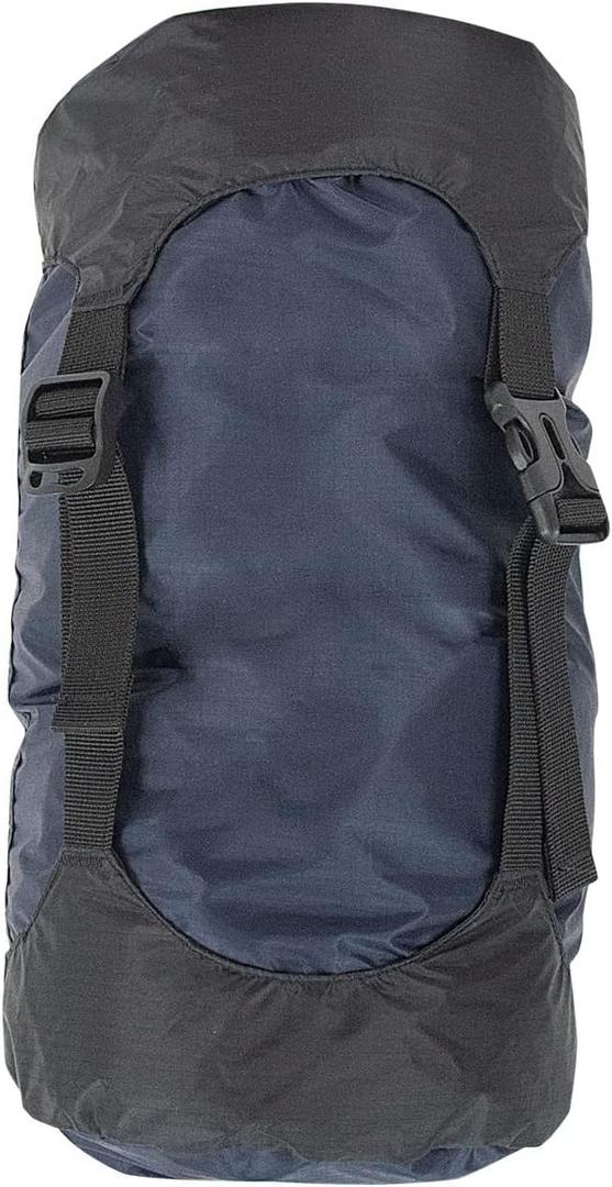 Compression Stuff Sack, 8L Lightweight Sleeping Bags Storage Compression Sack, More 40% Storage for Camping, Hiking, Backpacking Trip (Dark blue)