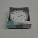 La Crosse Clock 9.5-inch Retro Diner Light Pistachio Green Silent Sweep Quartz Clock - 404-3024PH