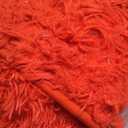 DETUM Red Rug 3x5 Feet - Fluffy Red Area Rugs for Bedroom Shaggy 3' X 5' Living Room Rug Soft Rugs for Kids Room Non-Slip Nursery Office Dorm Washable Carpets Home Decor