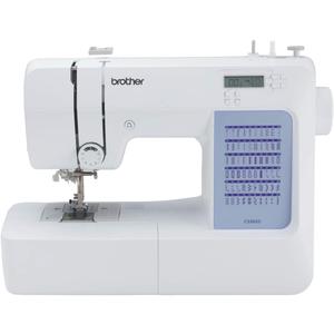 Brother CS5055 Computerized Sewing Machine, 60 Built-in Stitches, LCD Display, 7 Included Feet, White
