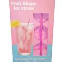 Ice Cube Straw Mold, Pack of 3