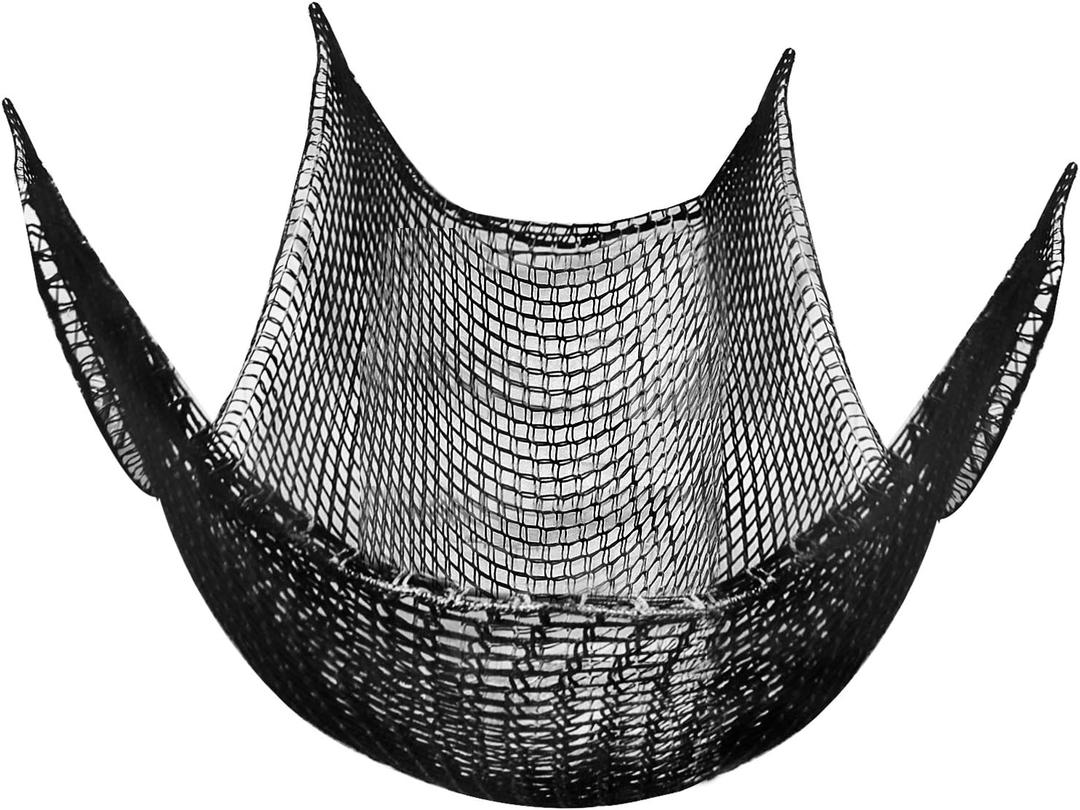 Jalunth Kids Playground Play Safety Net - Climbing Cargo Net Treehouse Accessories Outdoor Equipment Set Double Layers Heavy Duty Backyard Net Bridge for Tree House Tree Fort Back Yard (14.5' x 14.5')