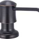 SAMODRA Sink Soap Dispenser for Kitchen Oil Rubbed Bronze Dish Lotion Dispenser 12 OZ Bottle Built in Design Refill from The Top
