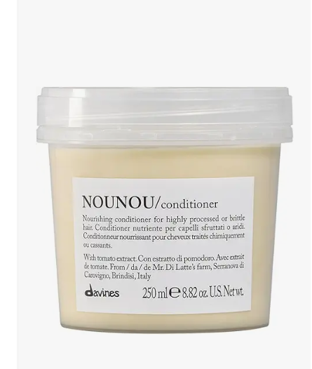 Davines NOUNOU Conditioner | Hydrating Deep Conditioner for Bleached, Permed, Relaxed, Damaged or Very Dry Hair | Replenishes Chemically Processed Hair | 8.45 fl oz