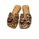 Soda Knit S Leopard Print Slide Sandals – Women’s Size 8.5