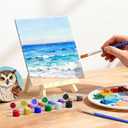 Nicpro 8 Pack 810 Inch Canvas Boards Kits for Painting, Art Canvas Set with 16 Brushes, 8 Paint Trays, 8  12 Acrylic Paint, Mini Drawing Easel Set, Sip and Paint Kit for Adults Party