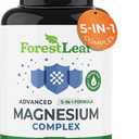 ForestLeaf Magnesium Complex 500mg - 500mg Capsules - Supplement 500 mg - for Sleep, Constipation - Supplement for Women (120 Ct)