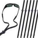 SHINKODA 6-Pack Glasses Strap - Universal Eyeglass Lanyard - Eyewear Retainer Cord for Reading, Safety, Sports & Sunglasses