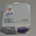 MR.SIGA Microfiber Cleaning Cloths, All-Purpose Microfiber Towels, Streak Free Cleaning Rags, Pack of 12, Purple, Size 32 x 32 cm(12.6 x 12.6 inch)