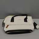 LOVEVOOK Laptop Backpack for Women, 17 Inch Work Business Backpacks Purse With Large Capacity, Waterproof Nurse Bag College Bookbag for School, Waterproof Casual Daypack for Travel (Beige-black)