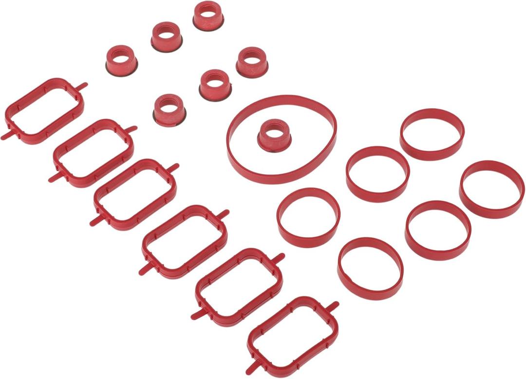Intake Inlet Manifold Gaskets Seals for BMW X5 2009-2013 3.0L for BMW 335D 2009-2011 3.0L Engine Intake Manifold Gasket Replaces No.11612246945/11617790198