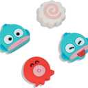 Cute Silicone Joystick Thumb Grip Caps,Joy Con Cover Compatible with Switch/OLED/Switch Lite,4PCS - Fish