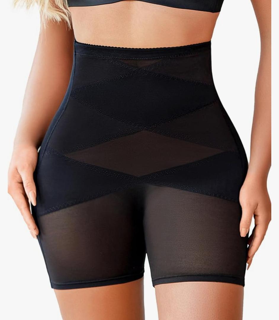 Avidlove Shapewear for Women Tummy Control Body Shaper Shorts High Waist Thigh Slimmer Panties Black 2XL